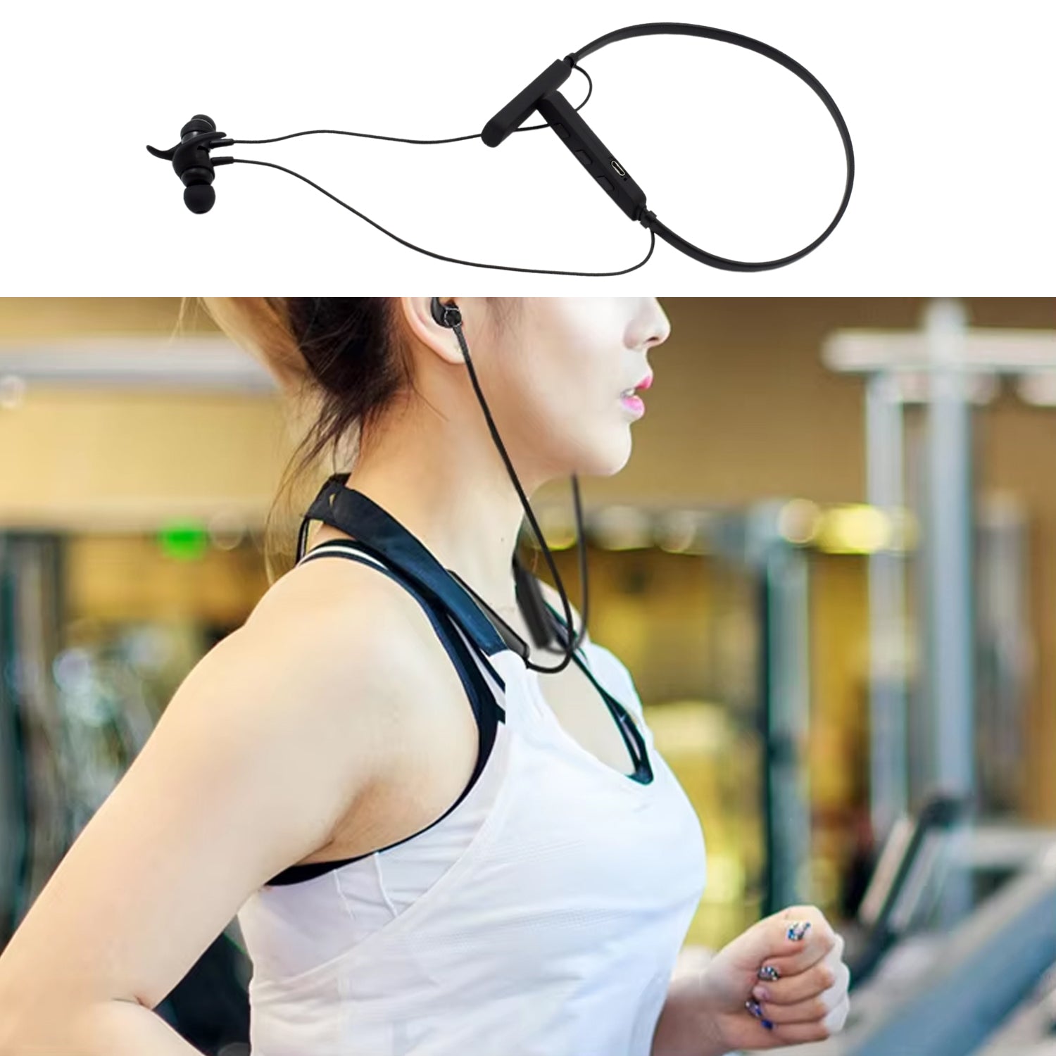Wireless Bluetooth Earphone with Mic and Call Function With Micro USB (1 Pc) Wireless Bluetooth Earphone with Mic and Call Function With Micro USB (1 Pc)
